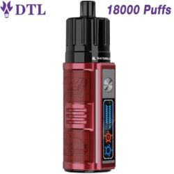 15000 18000 20000 Puffs DTL DL Disposable Vape E-Shisha Hookah POD Kit with LED Screen Adjustable Airflow