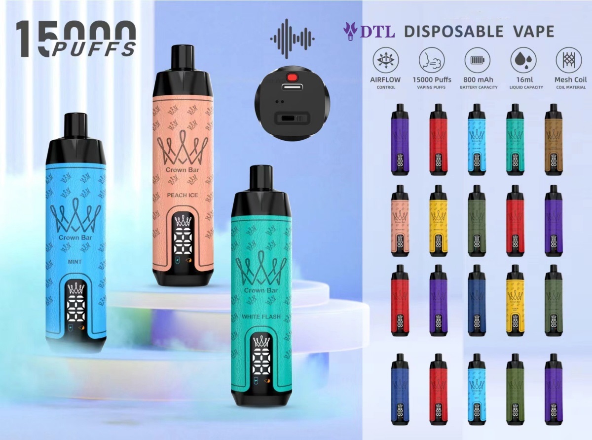 15000 Puffs DL/DTL Disposable Vape Device: E-Shisha/Hookah with Water ...