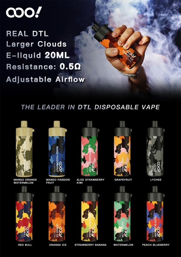 DTL Vape Disposable POD DL device Brand Supplier, Distributor Wholesales Best Price